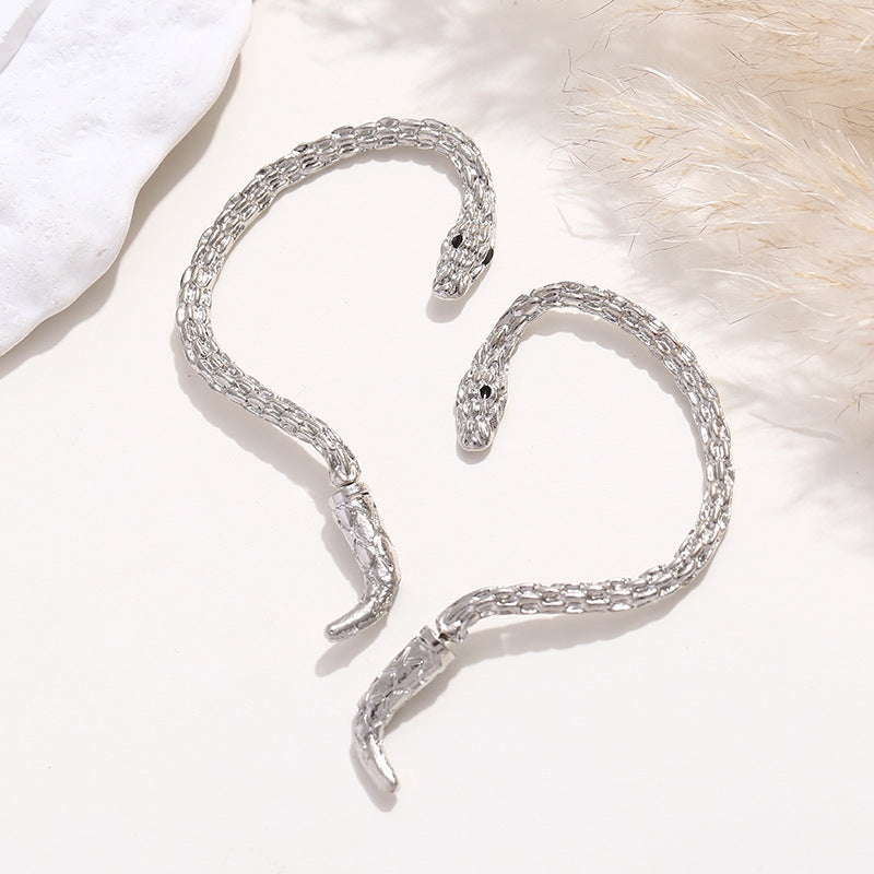 Exaggerated Personalized Punk Winding Snake-shaped Ear Hanging