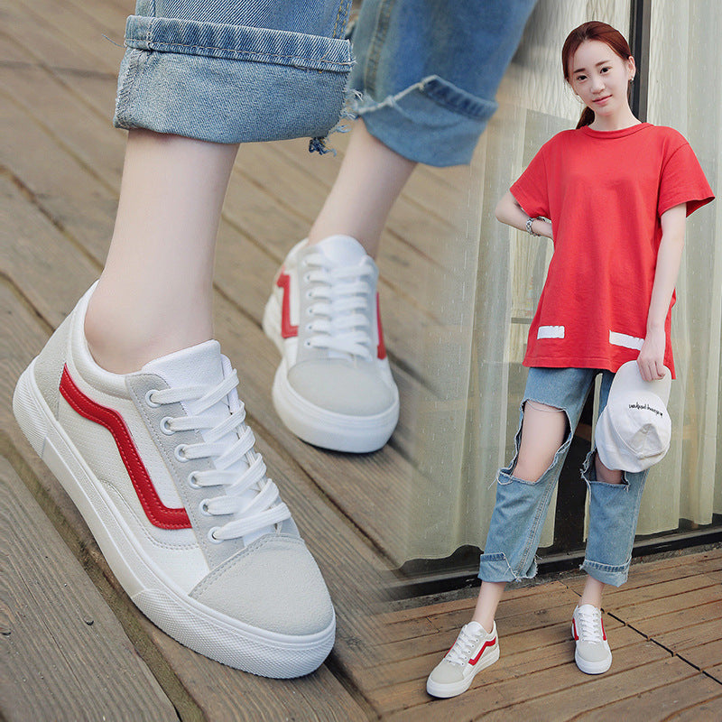 White shoe female students in the autumn of 2024 new women's shoes a casual sport shoes women shoes