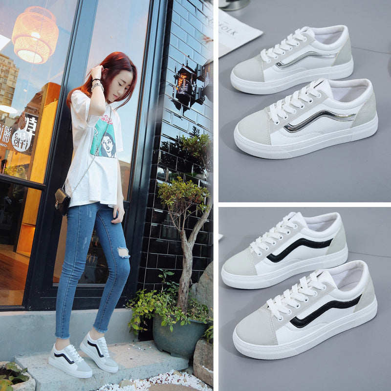 White shoe female students in the autumn of 2024 new women's shoes a casual sport shoes women shoes