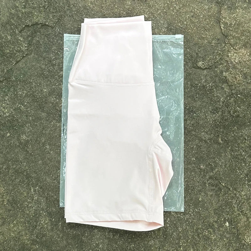 Women Sports Biker Shorts Women Naked Feeling High Waist Yoga Shorts Push Up Fitness Leggings Tummy Control Yoga Slim Shorts