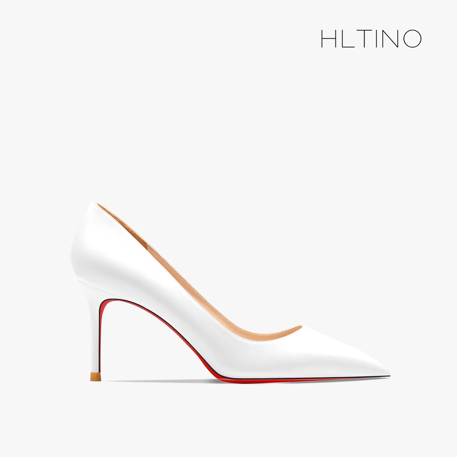 Women heels shoes woman trend luxury Brand Women's Pumps Leather High Heels Red Bottom Pointed Toe Ladies Party Shoes 12cm