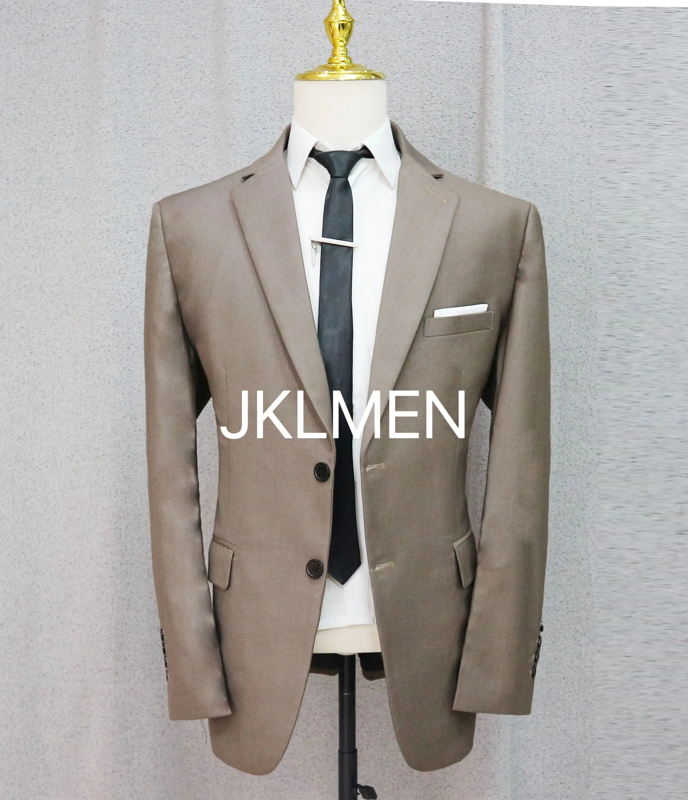 Men's Suit Handsome Casual 2 Piece Suit For Men Wedding Tuxedos Notched Lapel Groomsmen Business Prom Blazer