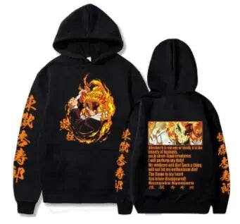 Harajuku Demon Slayer Plus Size Hoodie Kamado Nezuko Graphic Print Women Sweatshirts Long Sleeve Fashion Female Streetwear