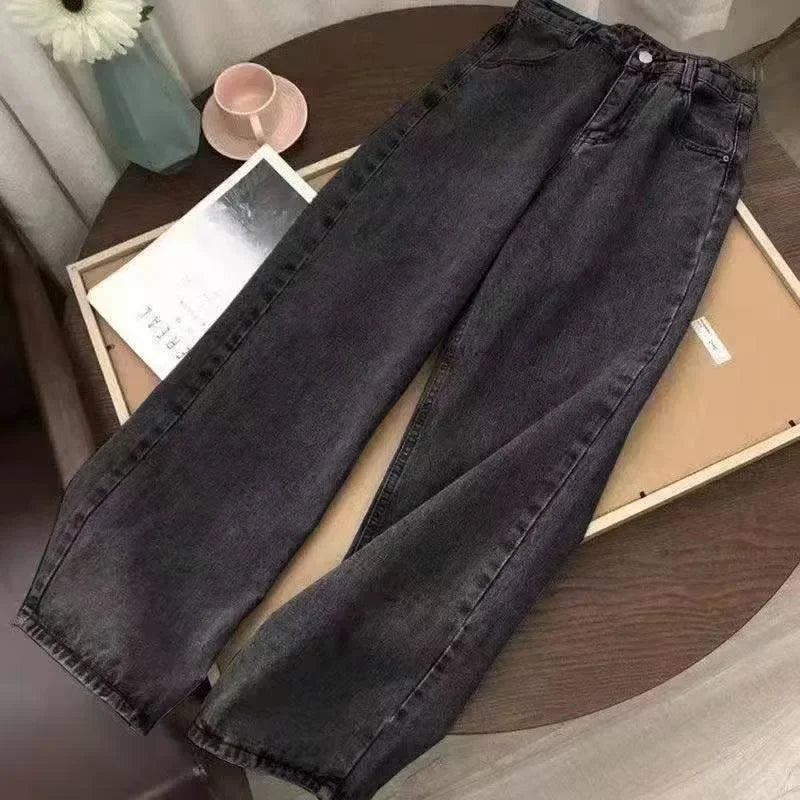 Y2K 90’s Low Rise Super T Bootcut Flared Jeans Street Denim Pants Harajuku High Waist Straight Leg Wide Leg Jeans