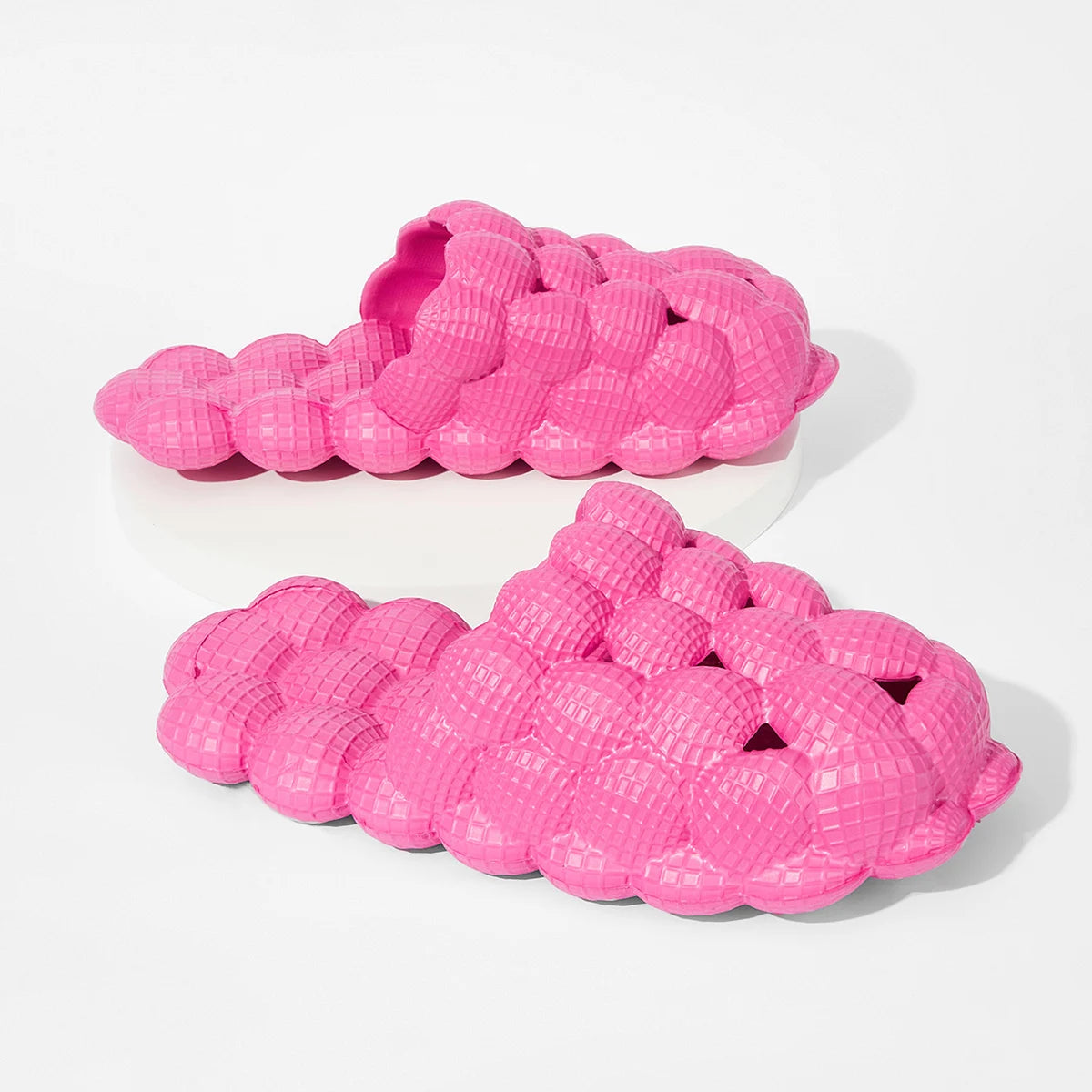 Women Man Soft Bubble Slippers Fashion New EVA Cool Home Beach Shoes Massage Sole Slippers Designer Indoor Peanut Slipper