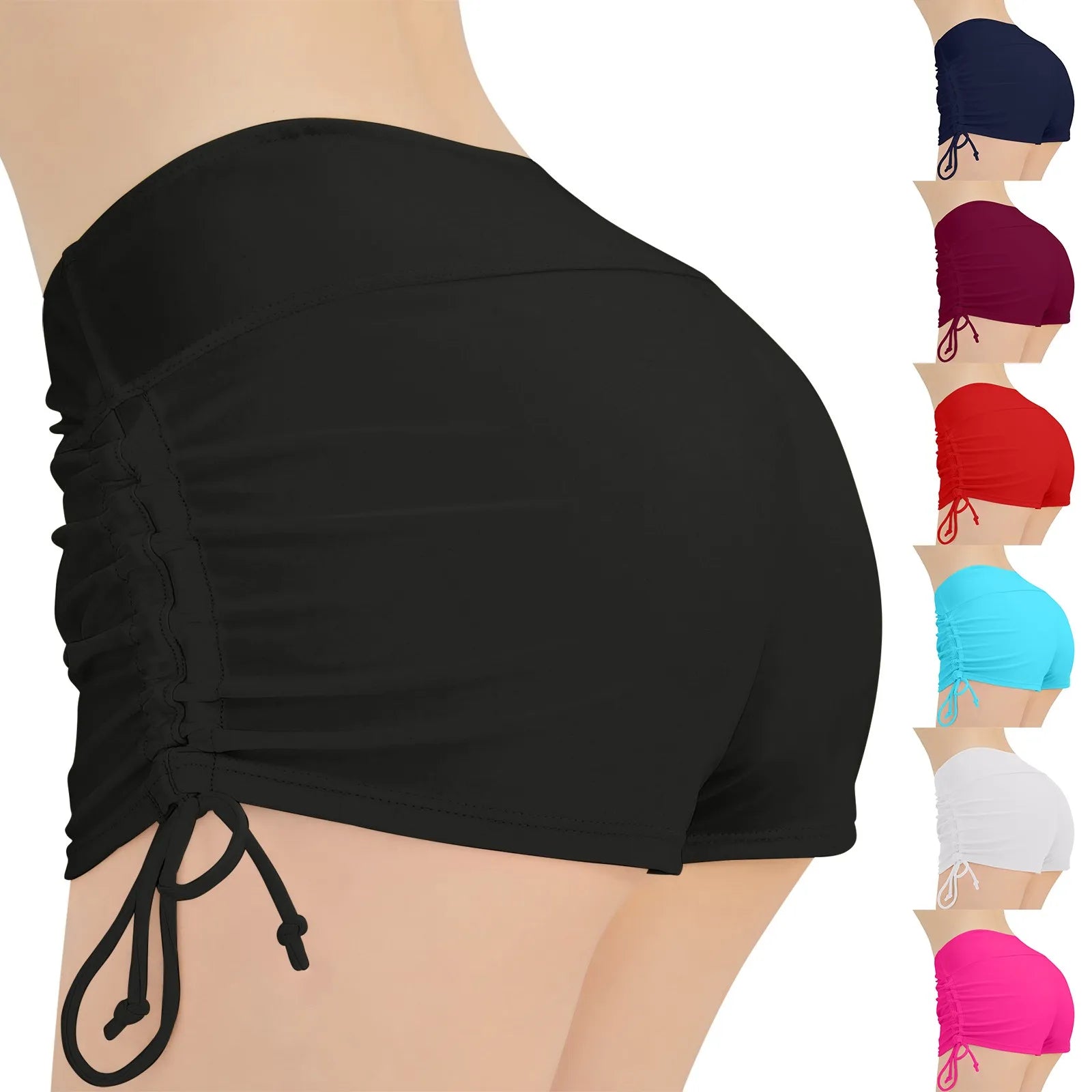 Women's Bottomed Flat Sports Yoga Shorts And Beach Swimming Trunks Biquinis Feminino