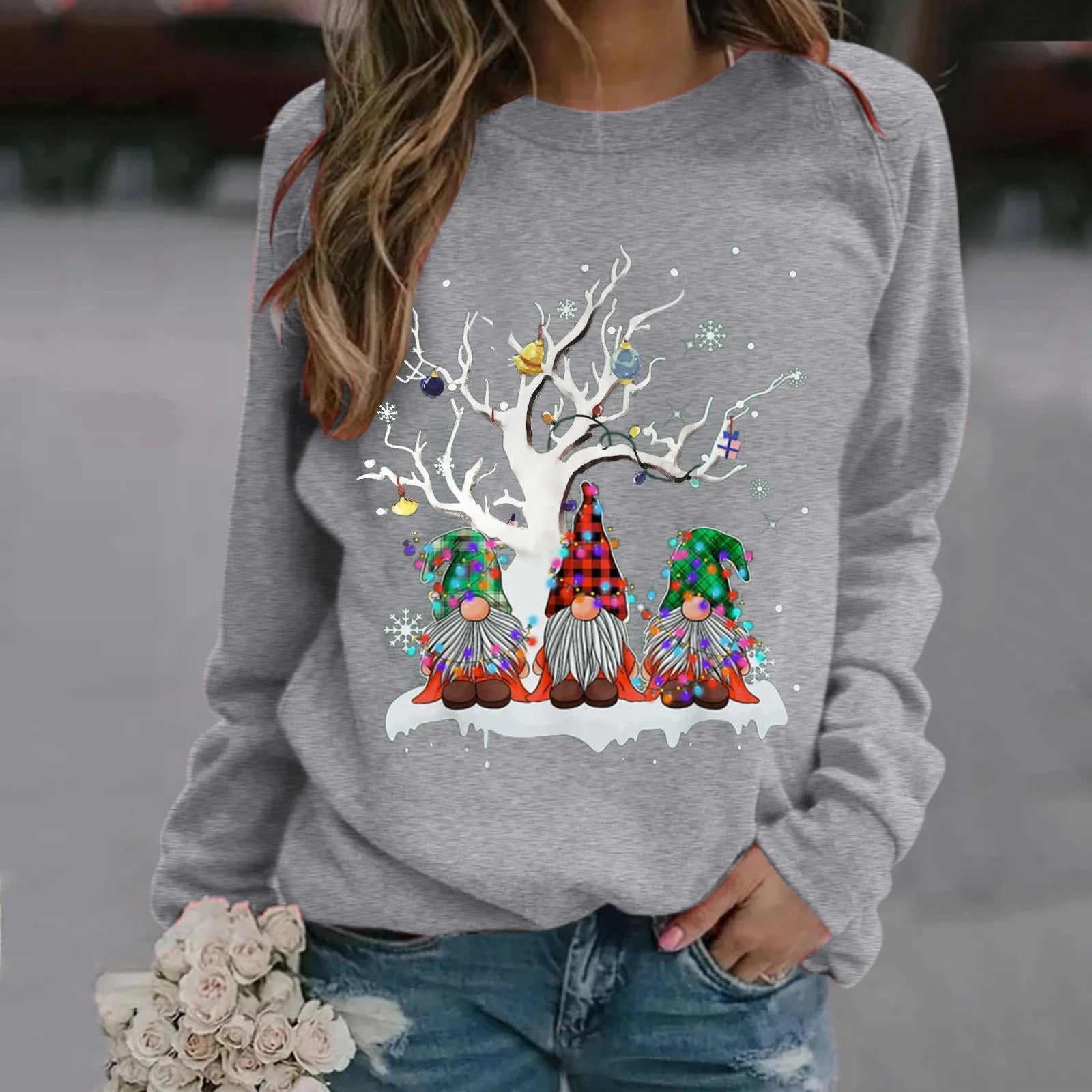 Hooded Pullover Oversize Workout Sweater Kpop Ugly Xmas Sudadera Women Hoodies Christmas Fall Long Sleeve Sweatshirt Loose Fit