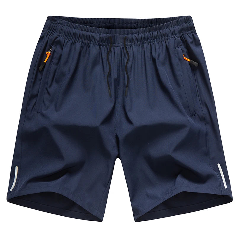 Men's Athletic Performance Gym Workout Shorts With Pockets New Summer Training Running Jogger With Big Size M-8XL