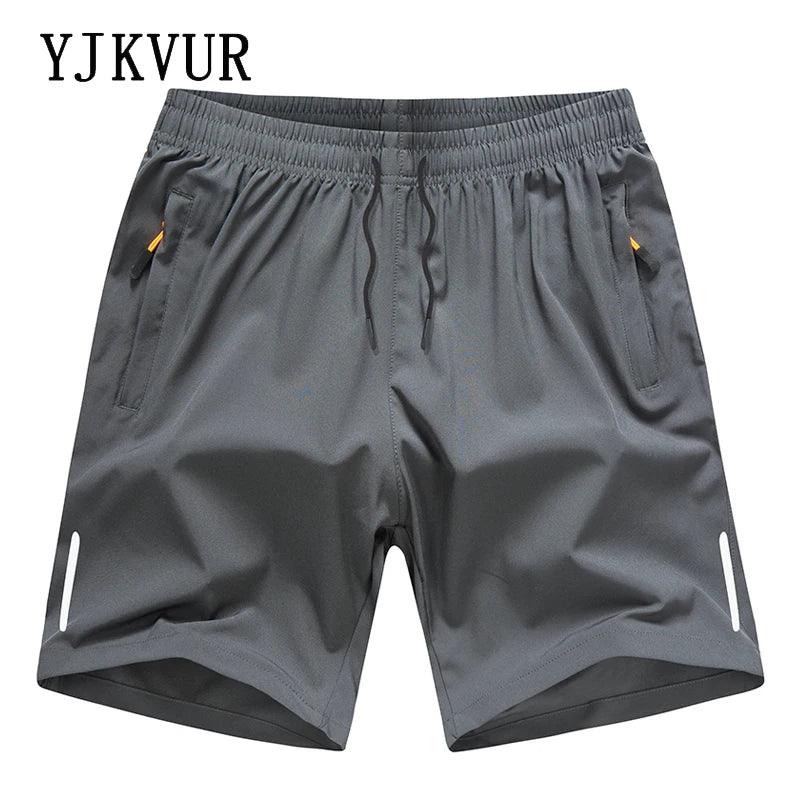 Men's Athletic Performance Gym Workout Shorts With Pockets New Summer Training Running Jogger With Big Size M-8XL