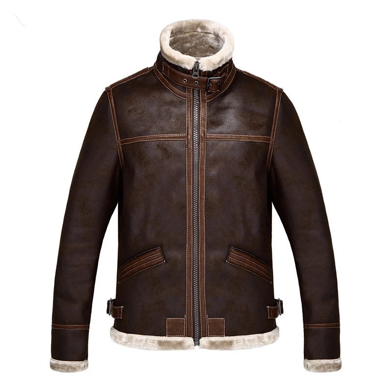 Fashion Leather Coat Jacket Cosplay PU Faur Jacket Long-sleeve Winter Outerwear Men Boy men leather jacket