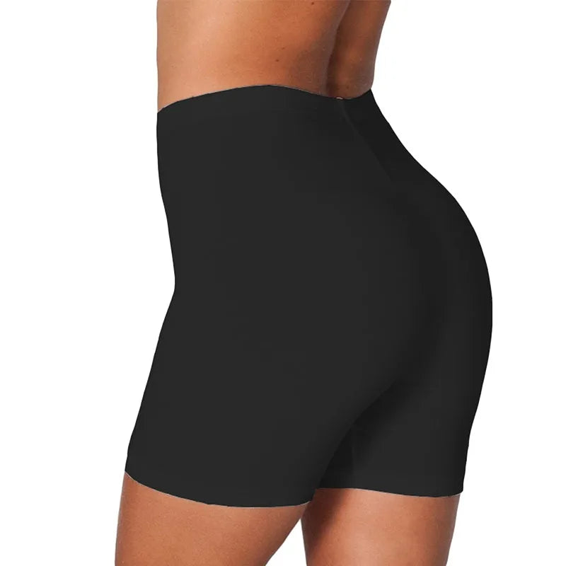 Women Elastic Shorts Casual High Waist Tight Fitness Slim Skinny Bottoms Summer Solid Sexy White Black Shorts