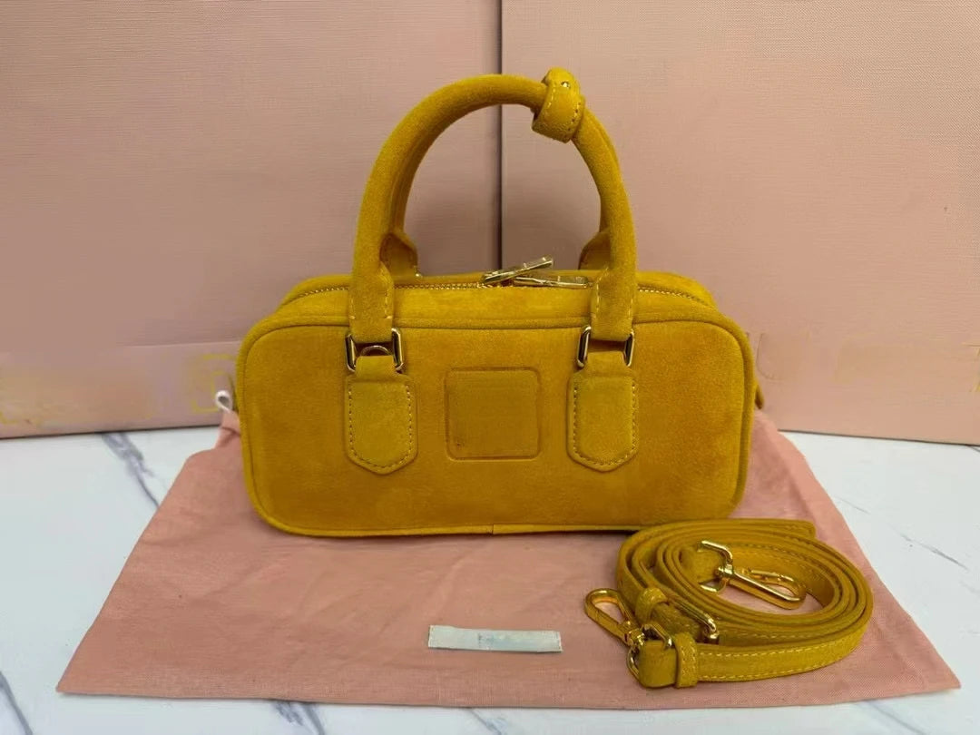 Arcadie Suede Cowhide Handbag High Definition Edition New Leather Shoulder Bag Designer Bags luxury Ladies Hand Bags