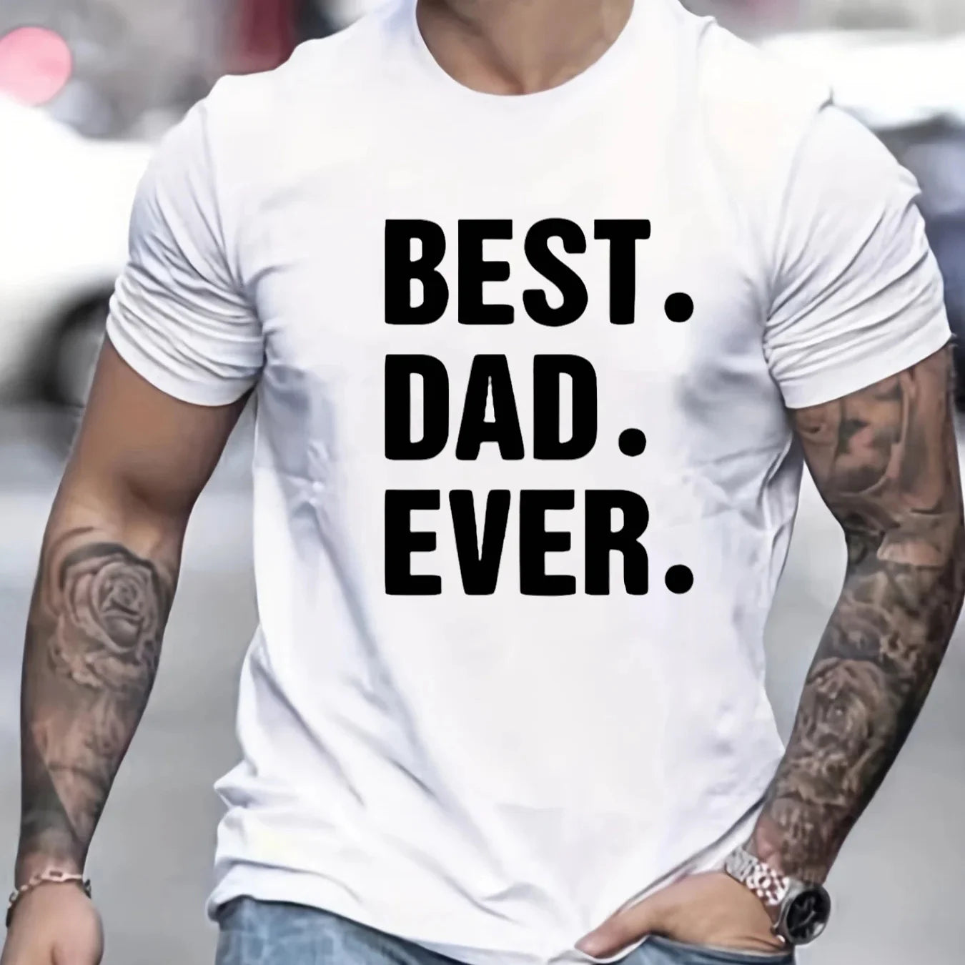 Men's Paris print SWEATS Hoodies Loose Fit Print Casual Round Neck Top Men's autumn and winter warm round neck hoodie