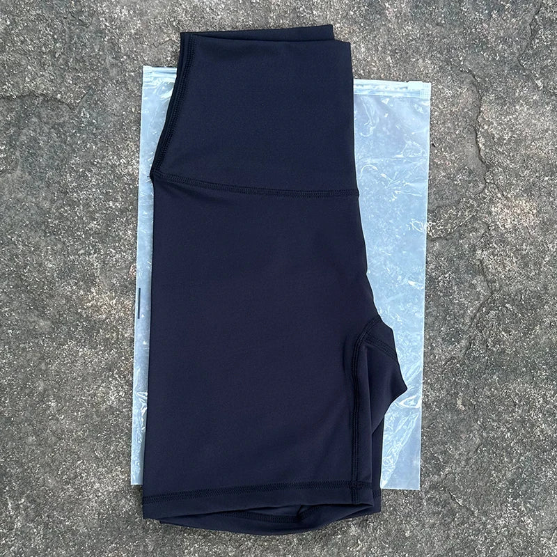 Women Sports Biker Shorts Women Naked Feeling High Waist Yoga Shorts Push Up Fitness Leggings Tummy Control Yoga Slim Shorts