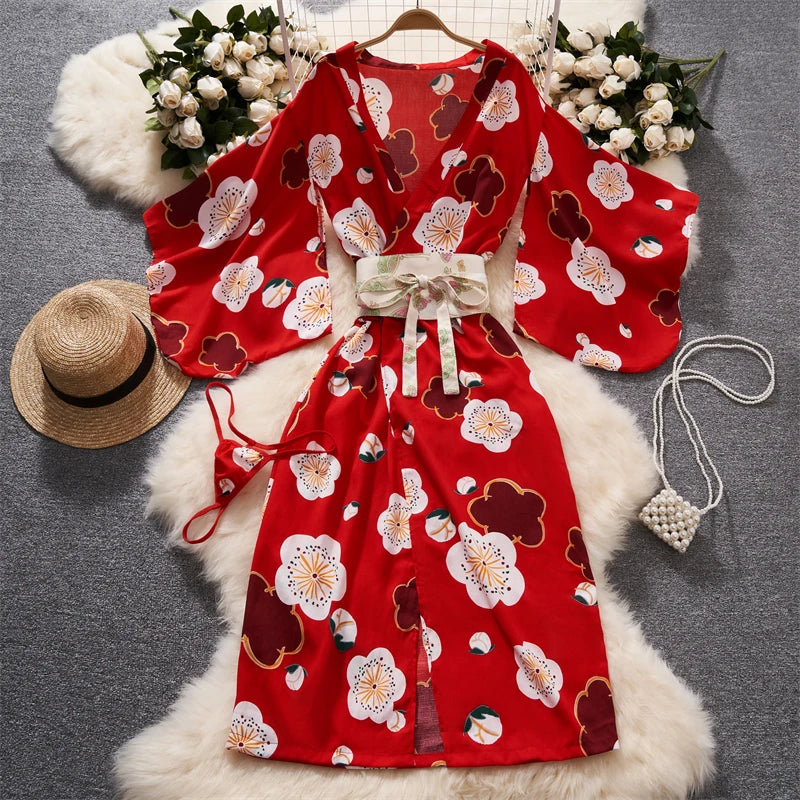 New In Women's Secret Clothes Christmas Red Top Sexy Patchwork Bodysuit Cosplay Erotic Lingerie Winter Strap Pajamas Nightwear