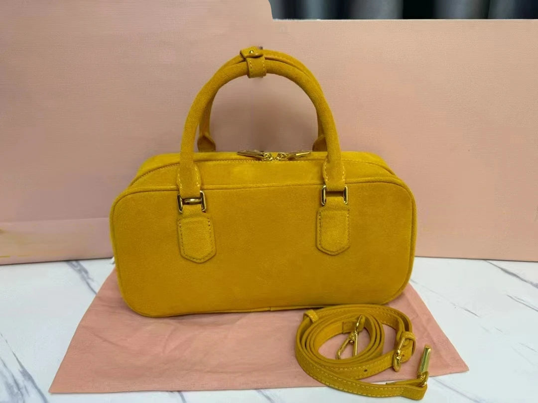 Arcadie Suede Cowhide Handbag High Definition Edition New Leather Shoulder Bag Designer Bags luxury Ladies Hand Bags