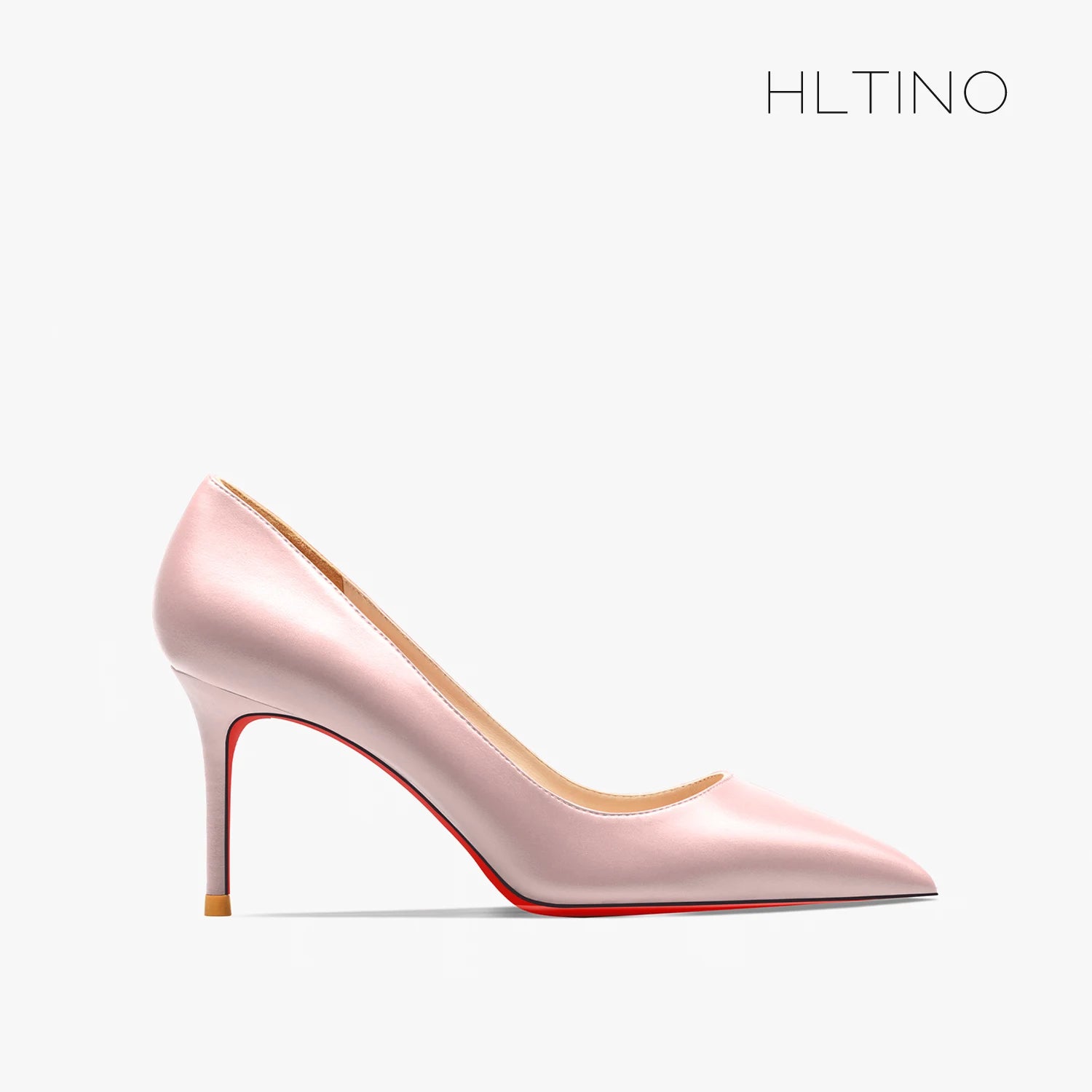 Women heels shoes woman trend luxury Brand Women's Pumps Leather High Heels Red Bottom Pointed Toe Ladies Party Shoes 12cm