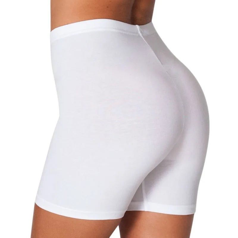 Women Elastic Shorts Casual High Waist Tight Fitness Slim Skinny Bottoms Summer Solid Sexy White Black Shorts