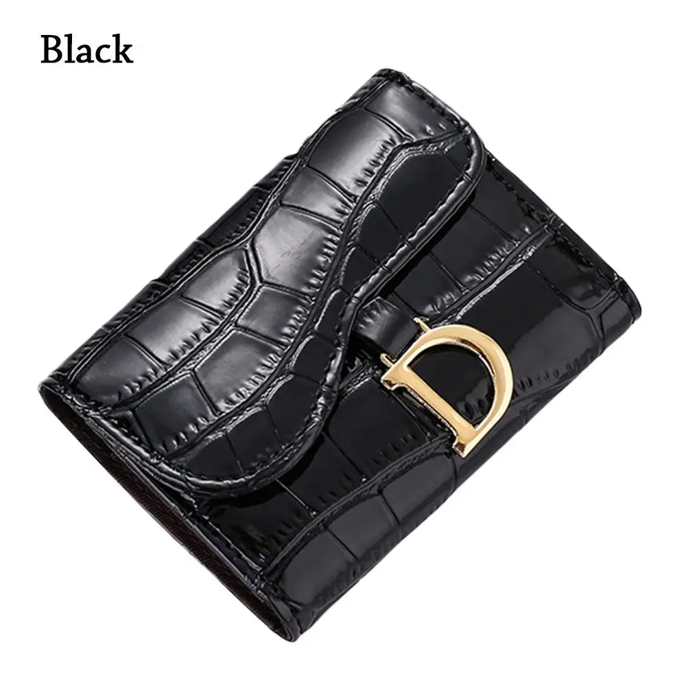 Fashion Women Mini Card Holder Short Wallet Women PU Wallet Multi-Card Card Holder Small Multi-functional Clutch Bag