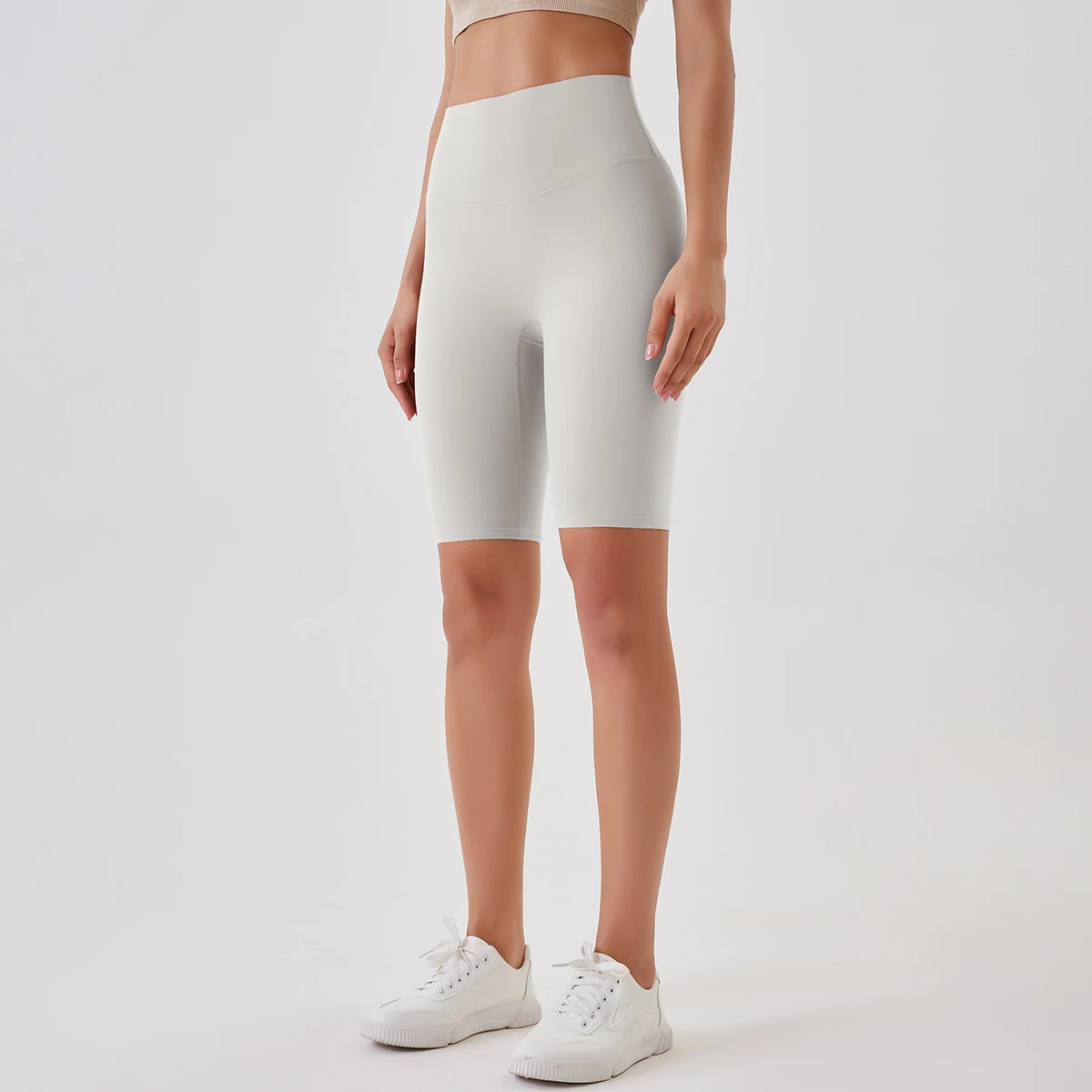 Summer Women Yoga Shorts Naked Feel Sports Shorts Fitness Tights High Waist Gmy Running Push Up Clothes Workout Cycling Shorts