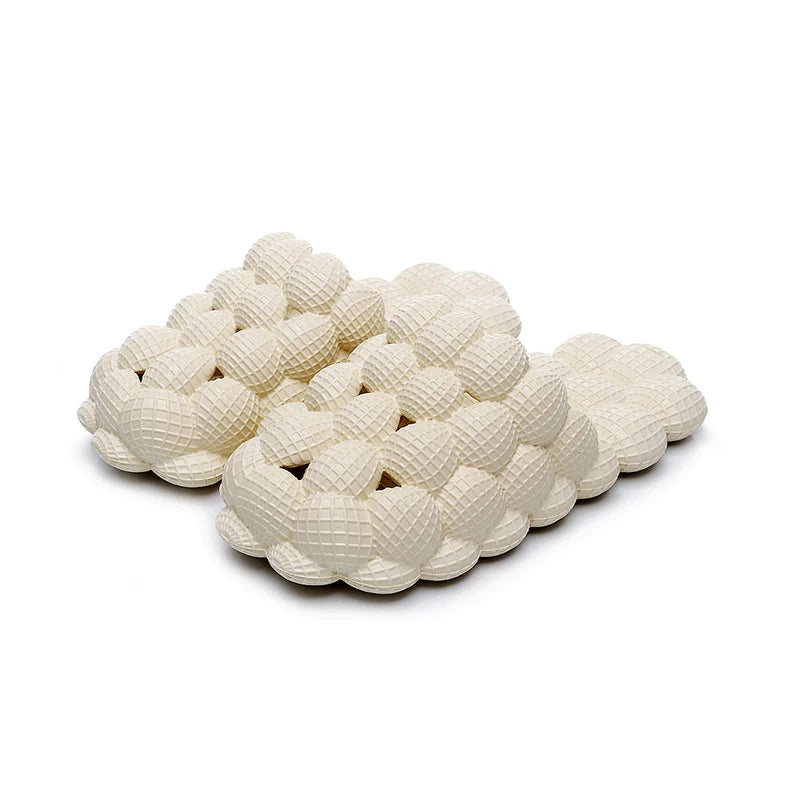 Women Man Soft Bubble Slippers Fashion New EVA Cool Home Beach Shoes Massage Sole Slippers Designer Indoor Peanut Slipper