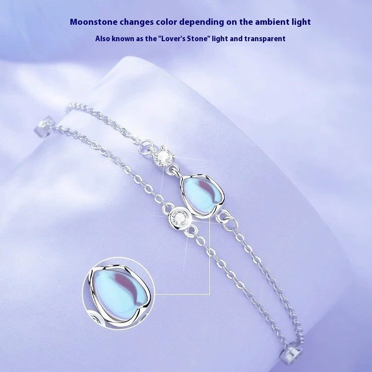 S925 Sterling Silver Lubert's Tear Bracelet