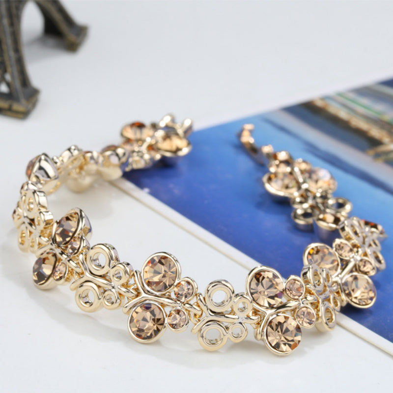 Women's Fashion Love Of Butterfly Crystal Bracelet