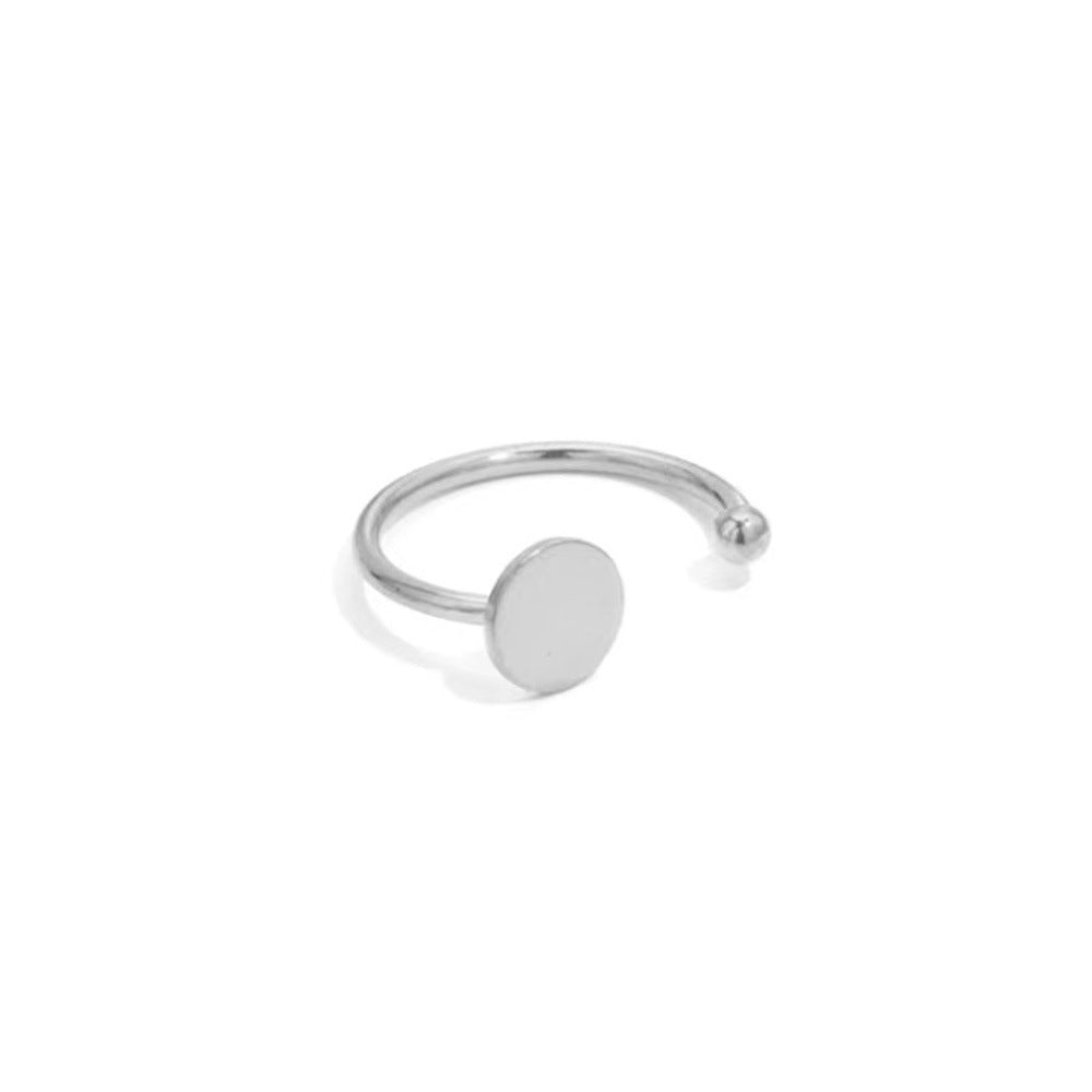 Stainless Steel Ring Simple Joint Accessories