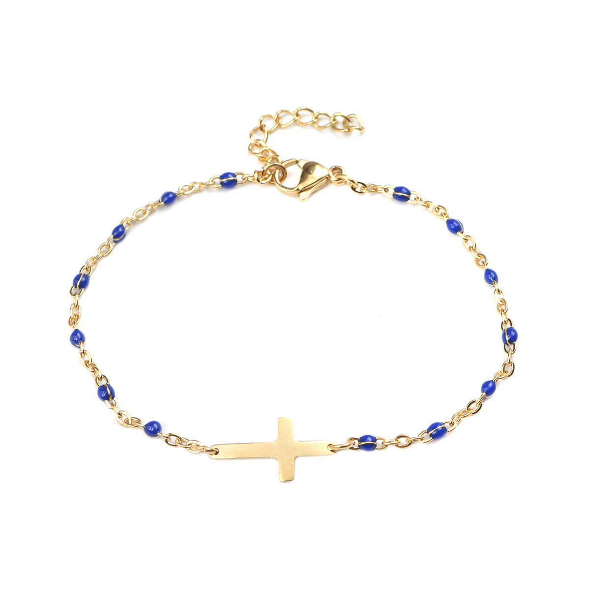 Fashion Cross Stainless Steel Bracelet