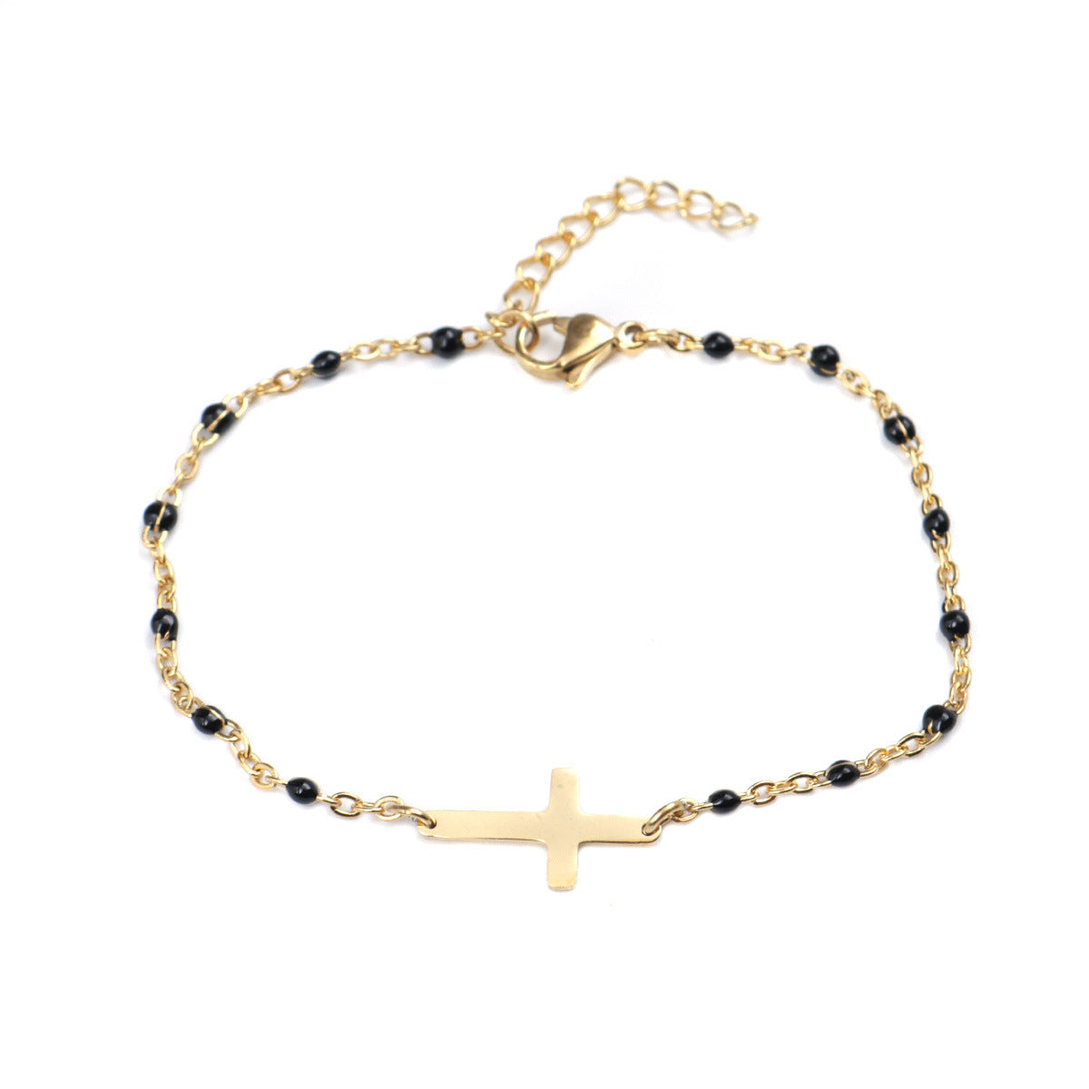 Fashion Cross Stainless Steel Bracelet