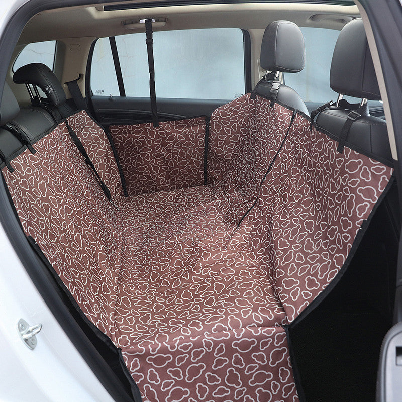 Dog Car Mats, Dog Mats, Golden Retriever Pet Dog Cushions, Rear Car Mats, Waterproof And Dirt-Resistant Car Pet Seat Covers