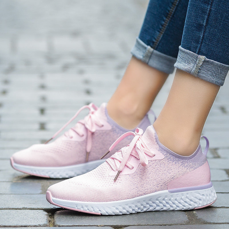 Anti Odor 4Cm Height Increasing Air Permeable Chunky Women Ladies Casual Authentic Sneakers