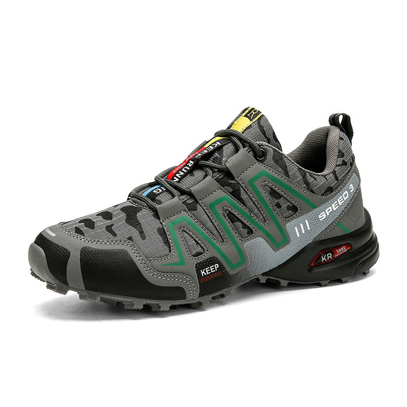 Men Hiking Shoes Climbing Male Sports Shoes Work Safety Toe Tactical Non-Slip Durable Trekking Sneakers Mens Footwear