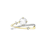 Fashion Moissanite Female Ring 1 Karat