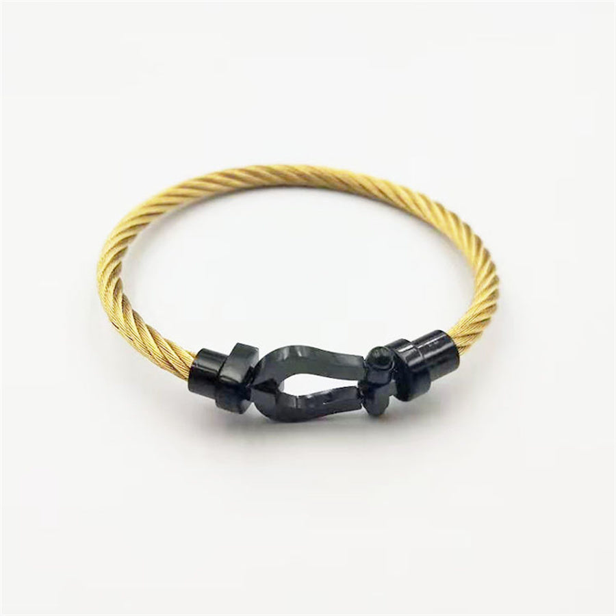 Magnetic Buckle Stainless Steel Wire Bracelet