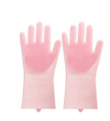 Silicone Heat-resistant Cleaning Brush Scrubbing Gloves