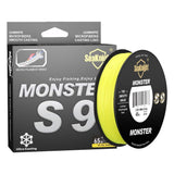 Wear resistant lua braided fishing line