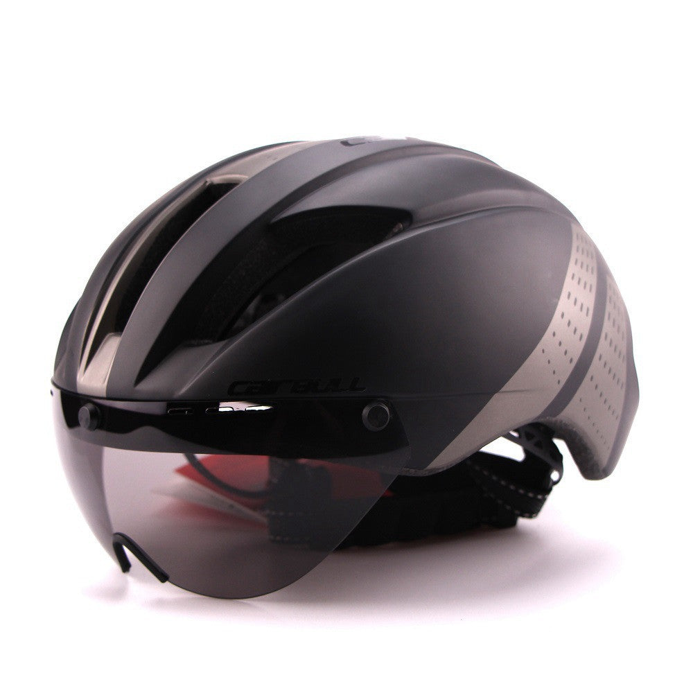 Bicycle Aero Helmet Cycling Helmet Road Mountain Integral Triathlon Bike Helmet Men Race Airo Time-Trial TT Bike Helmet