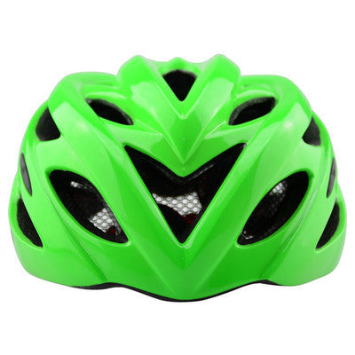 Bicycle integrated riding helmet