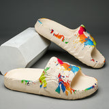 Fashion Graffiti Slippers Soft Bottom EAV