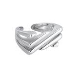 Women's Simple Hollow Multi-layer Twill Ring