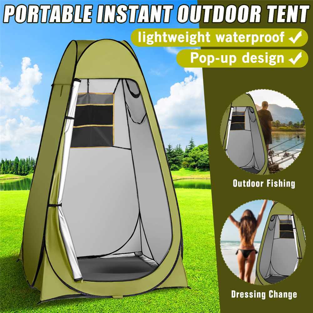 Portable Privacy Shower Toilet Automatic Camping Tent UV Function Travel Camping Tent Outdoor Dressing Beach Sun Shelte