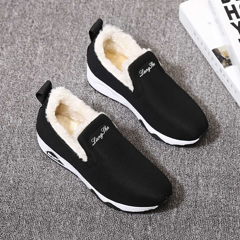 Women Canvas Shoes Youth Casual Shoes Comfortable High Heels