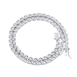 5MM Triangular Geometric Zircon Bracelet