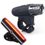 USB charging headlight taillight set