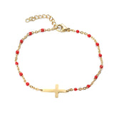 Fashion Cross Stainless Steel Bracelet