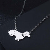 Dog Pendant New Stainless Steel Pendant Necklace