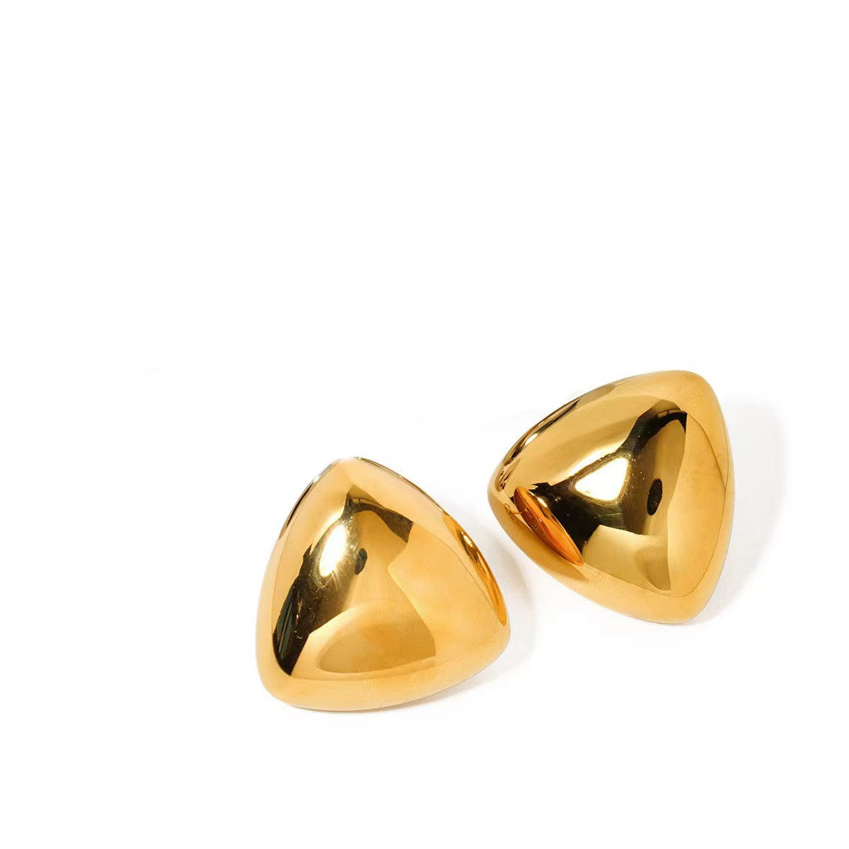 Women's Stylish Glossy Triangle Earrings