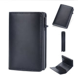 Crazy Horse Leather Anti-degaussing Card Clamp Men