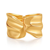 Women's Irregular Concave-convex Wide Pleated Bracelet